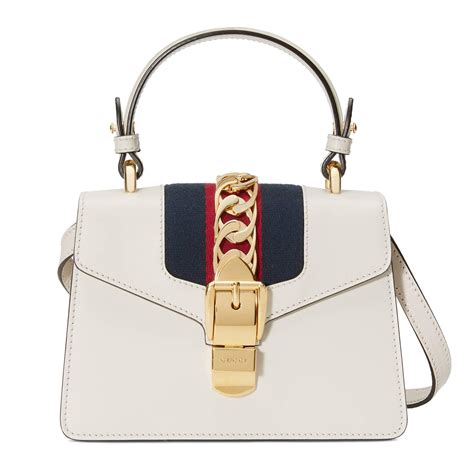 gucci white sylvie bag price